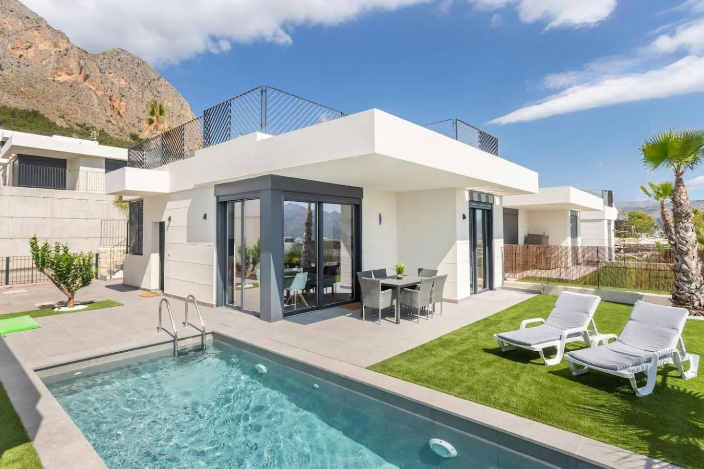 Casa Con Piscina Privada Polop Villa Exterior photo